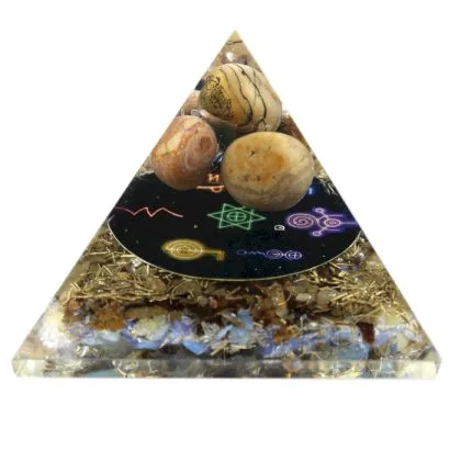 Orgonit-Pyramide – Mitternacht Reiki – 7 cm