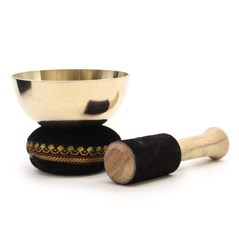 Messing Klangschalen Geschenkset – 9 cm - Image 4