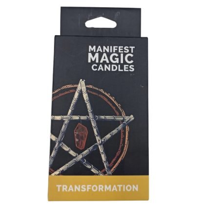 Manifest Magic Kerzen (12er-Set) – Schwarz – Transformation