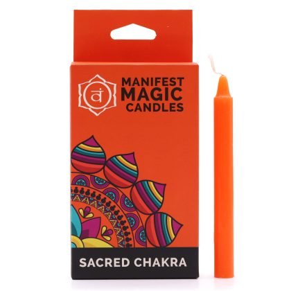 Manifest Magic Kerzen (12er-Set) – Orange – Sakralchakra