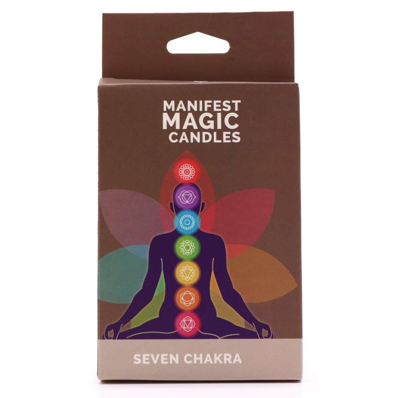 Sieben Chakra Manifest Kerzen (7er-Set) – Bild 4
