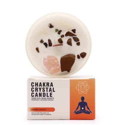 Chakra Kristallkerzen – Sakralchakra