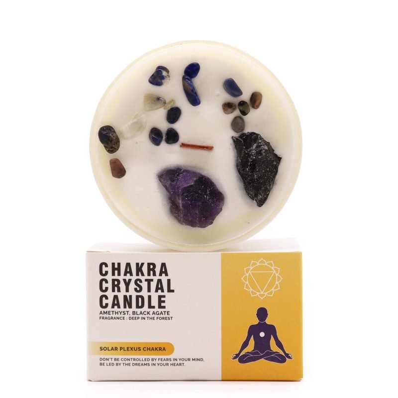 Chakra Kristallkerzen – Solarplexuschakra