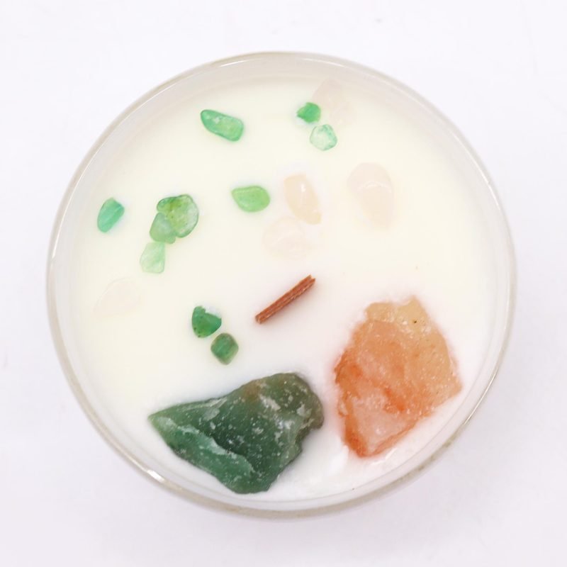 Chakra Kristallkerzen – Herzchakra - Image 2