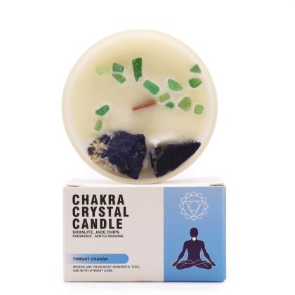 Chakra Kristallkerzen – Halschakra