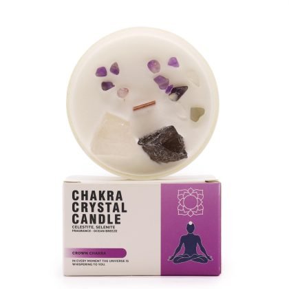 Chakra Kristallkerzen – Kronenchakra