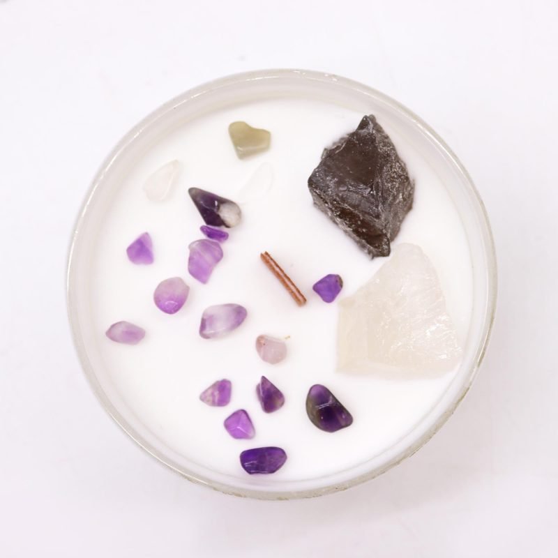 Chakra Kristallkerzen – Kronenchakra - Image 2