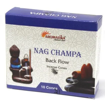 Aromatica Rückfluss-Räucherkegel – Nag Champa