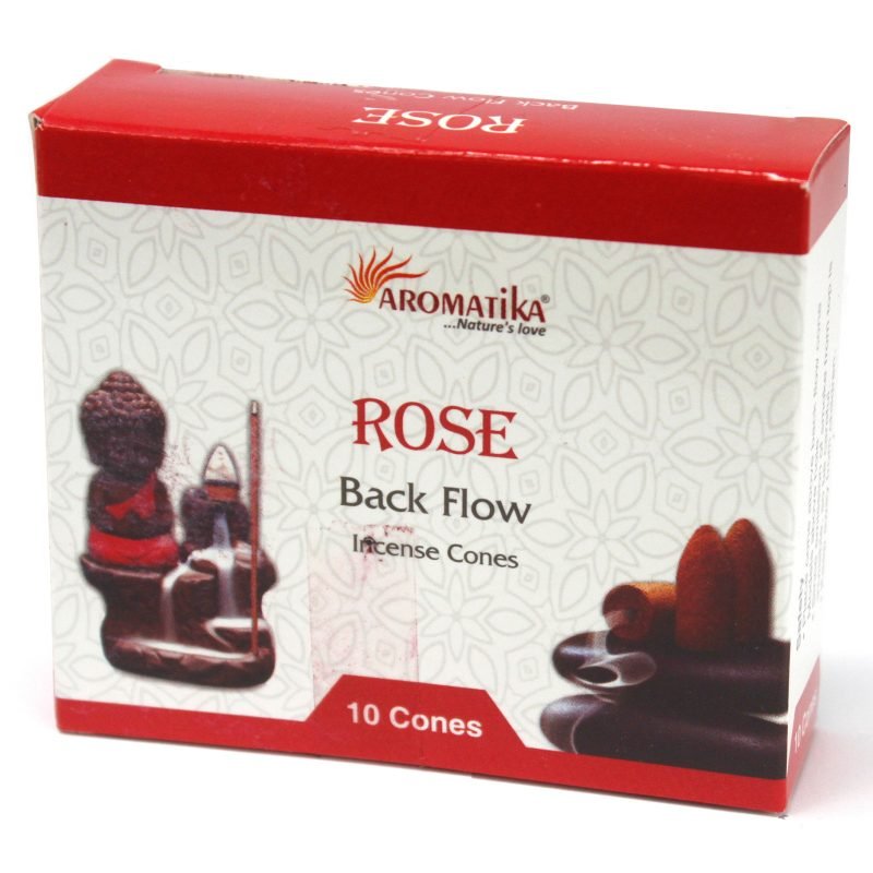 Aromatica Rückfluss-Räucherkegel – Rose