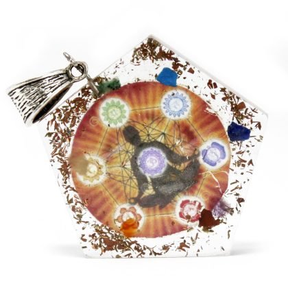 Orgonit-Energie-Anhänger – Achteck Chakra