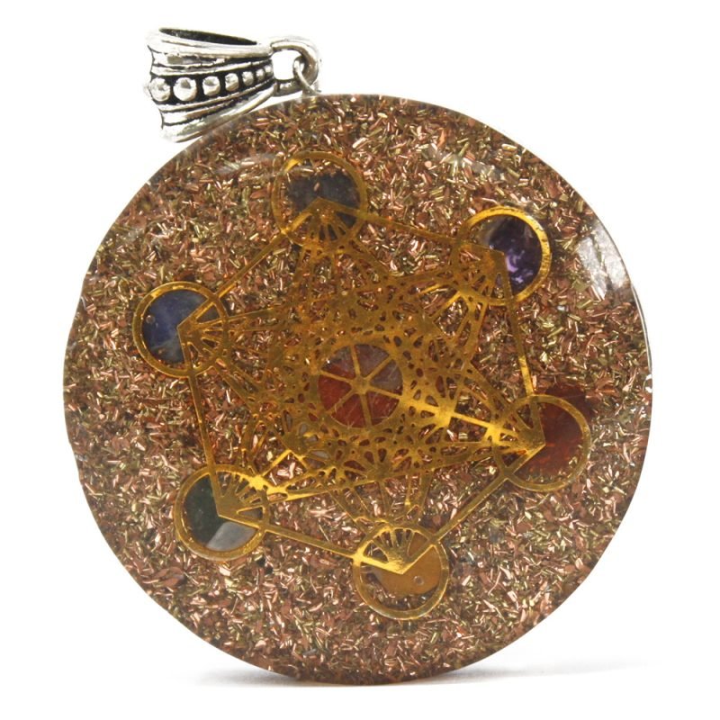 Orgonit-Energie-Anhänger – Multi Power Chakra – Groß