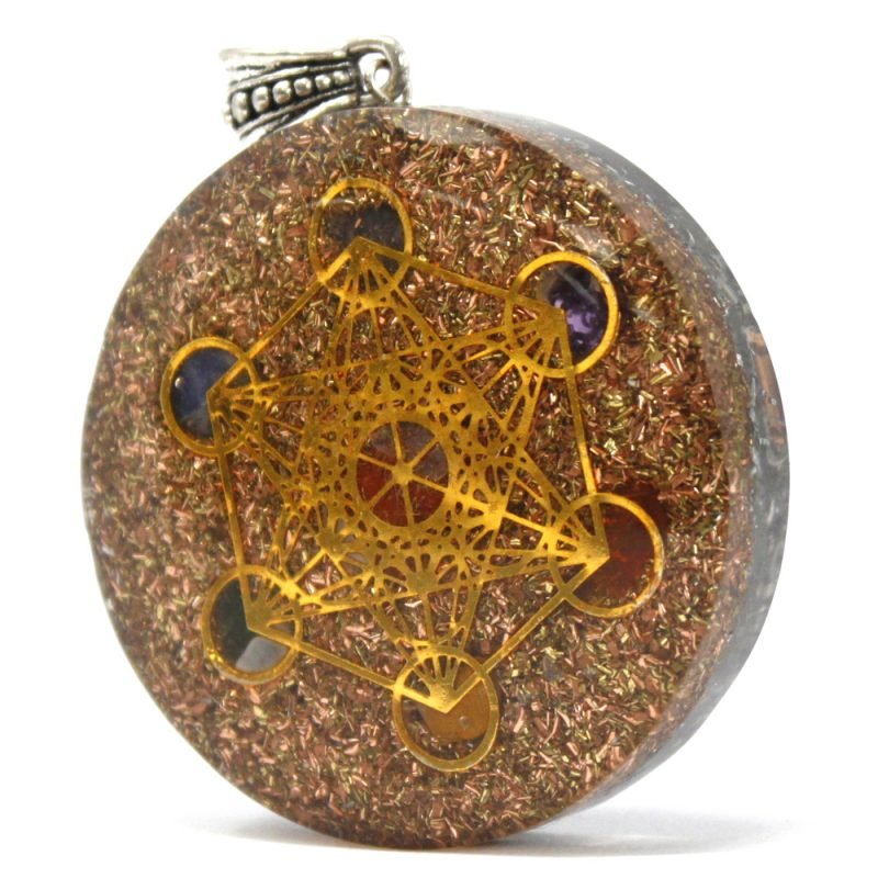 Orgonit-Energie-Anhänger – Multi Power Chakra – Groß - Image 2