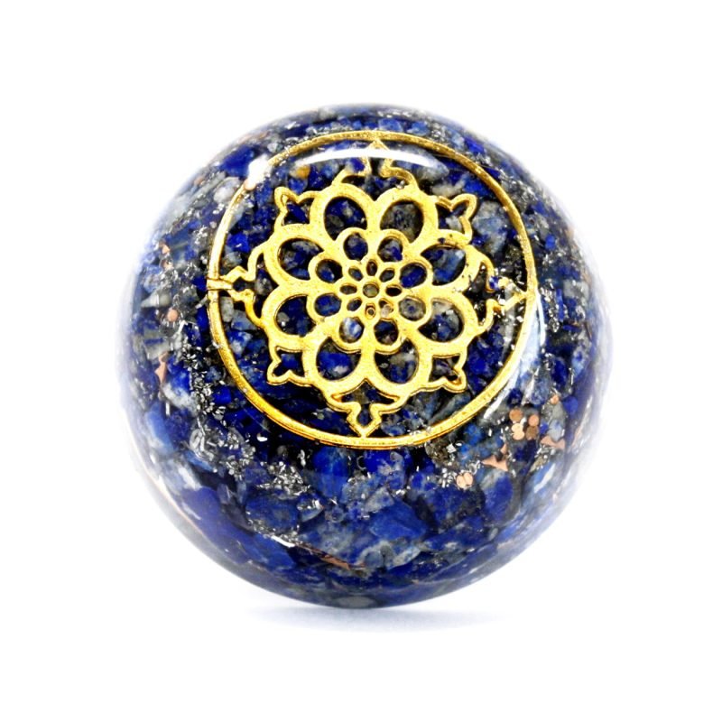 Orgonit-Tischenergie-Set – Kuppel mit Lapis - Image 2