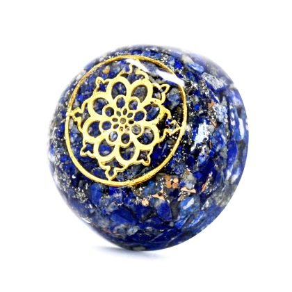 Orgonit-Tischenergie-Set – Kuppel mit Lapis