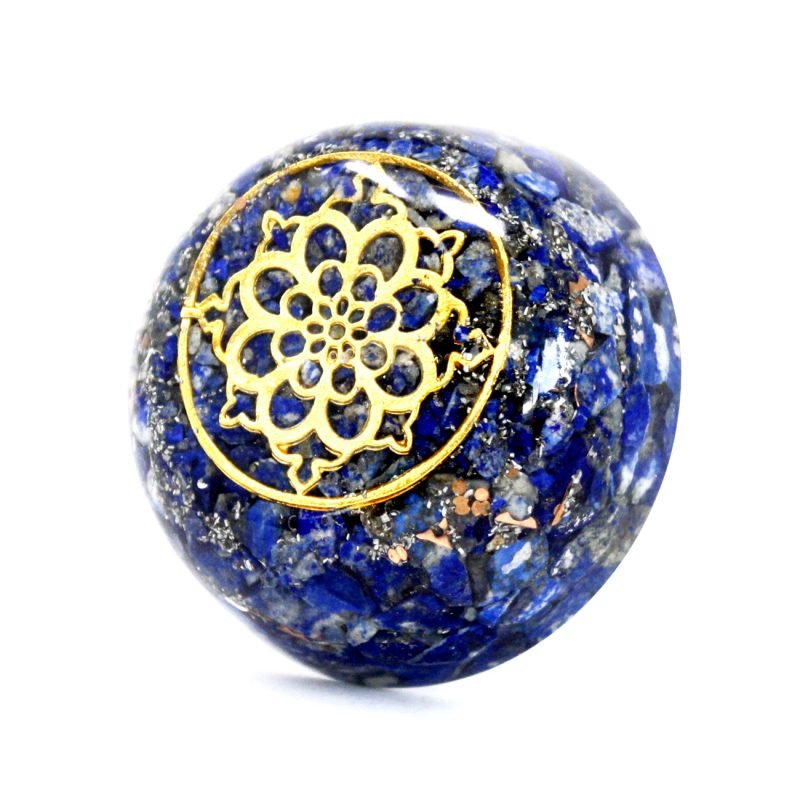 Orgonit-Tischenergie-Set – Kuppel mit Lapis