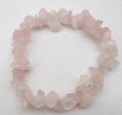 Splitterstein Armband – Rosenquarz