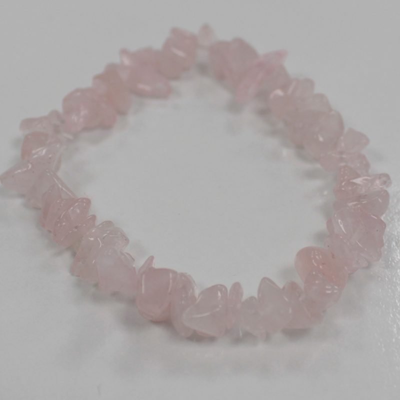 Splitterstein Armband – Rosenquarz – Bild 3