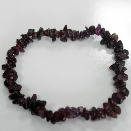 Splitterstein Armband – Blutgranat