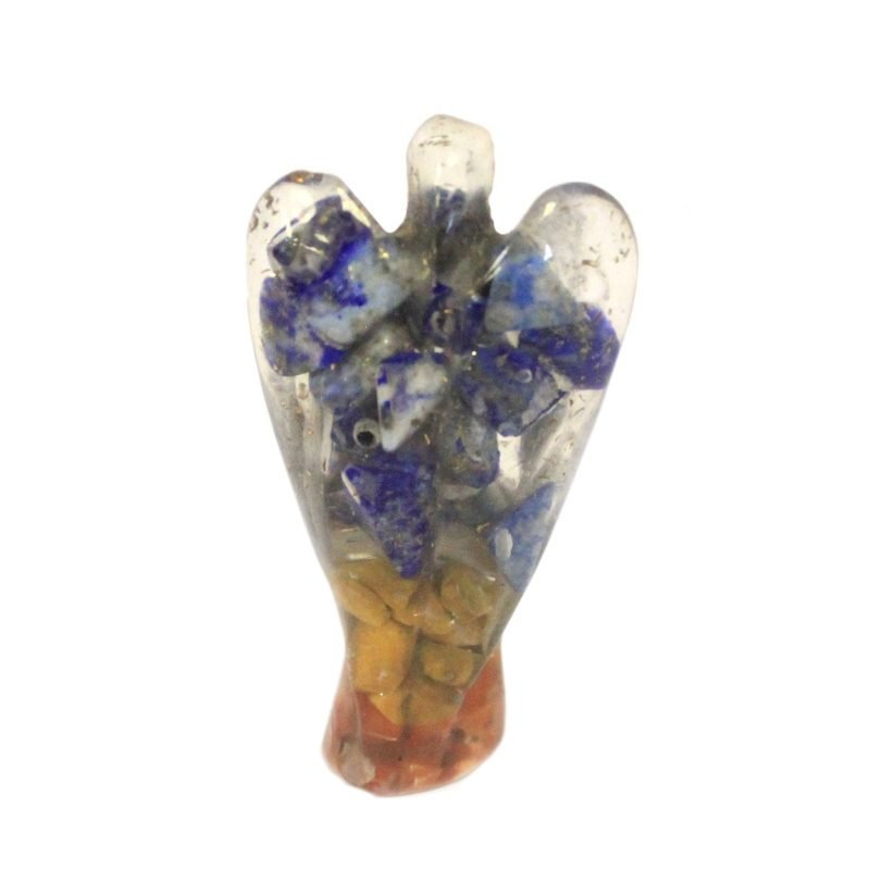 Orgonit-Engel 50 mm – Edelsteinchips & Kupfer - Image 2