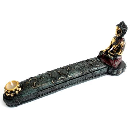 Antiker Buddha – Räucherstäbchenhalter & Box