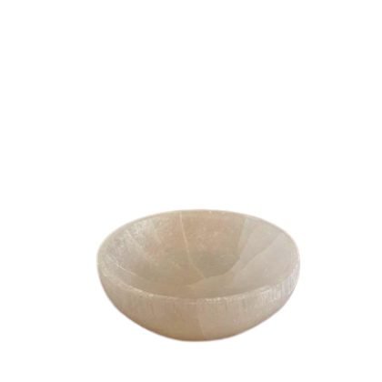 Selenit Runde Schale – 10 cm