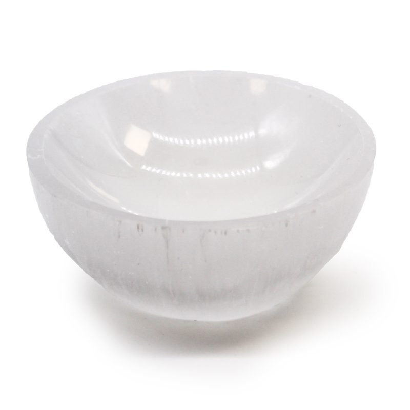 Selenit Runde Schale – 8 cm - Image 2