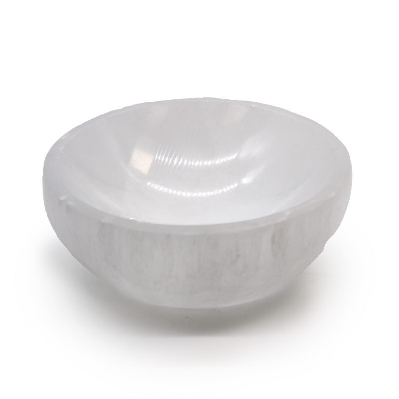 Selenit Runde Schale – 10 cm - Image 3