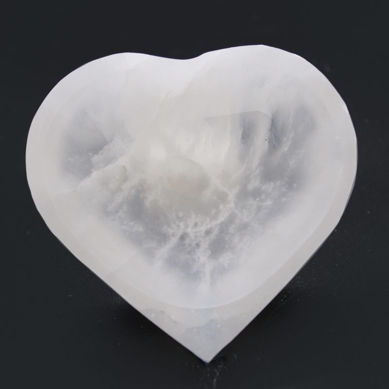 Selenit Herz-Schale – 10 cm - Image 4