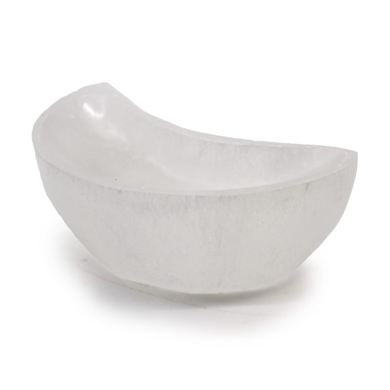 Selenit Mond-Schale – 10 cm - Image 3