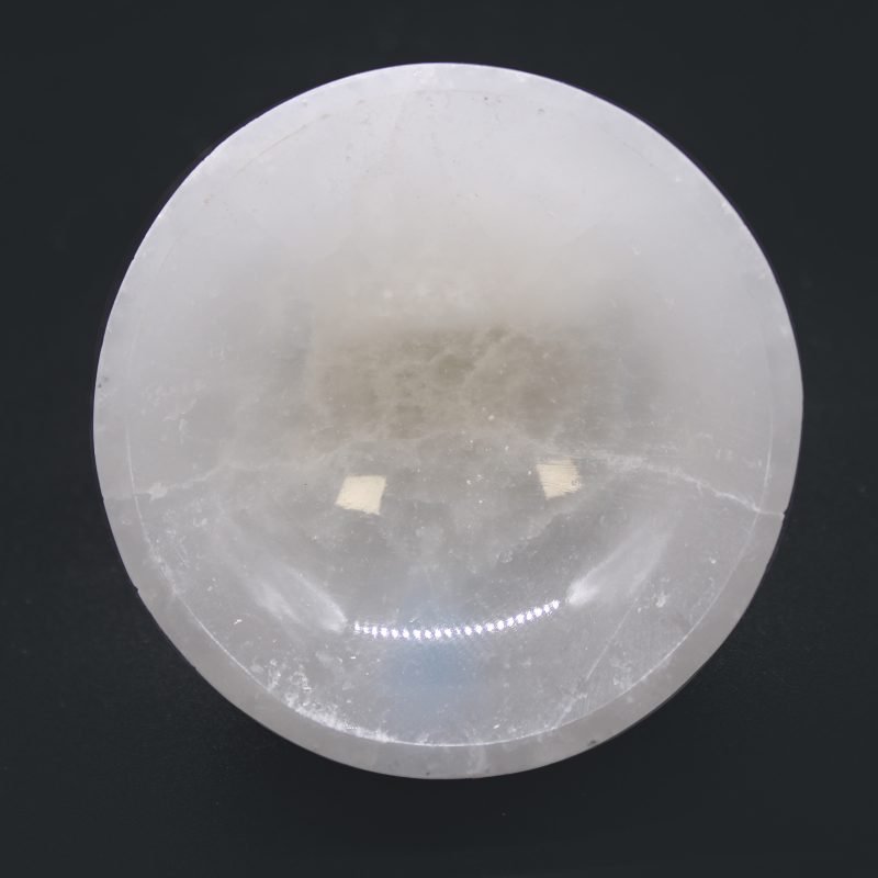 Selenit Runde Schale – 8 cm - Image 3