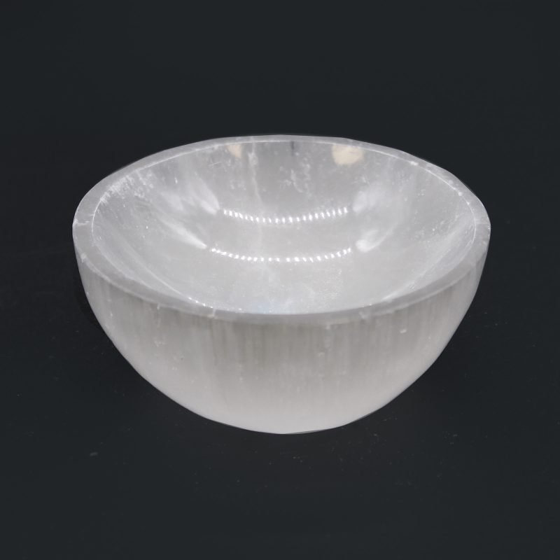Selenit Runde Schale – 8 cm - Image 4
