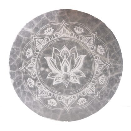 Ladeplatte Mittel 10 cm – Lotus-Mandala