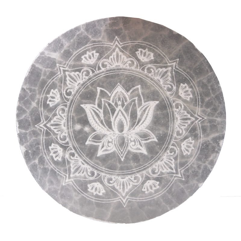 Ladeplatte Mittel 10 cm – Lotus-Mandala