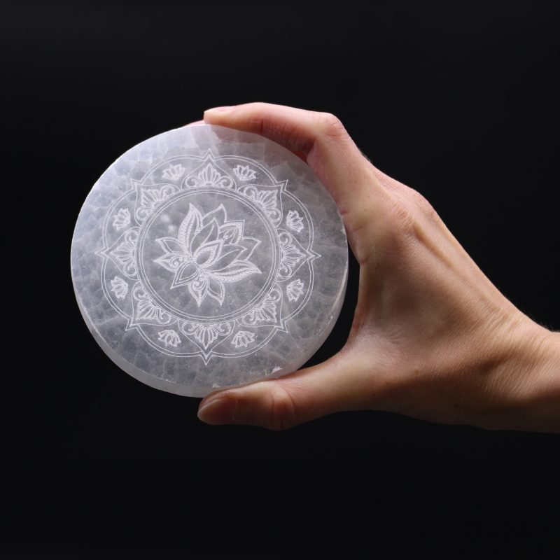 Ladeplatte Mittel 10 cm – Lotus-Mandala - Image 3