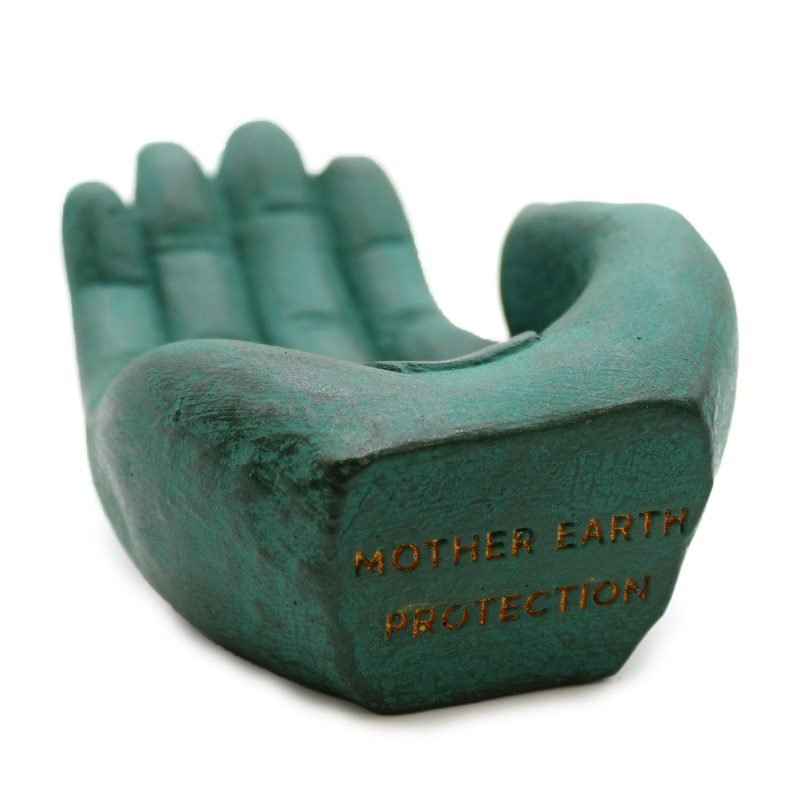 Hand-Räucherstäbchenhalter – Erdschutz (grün) - Image 4