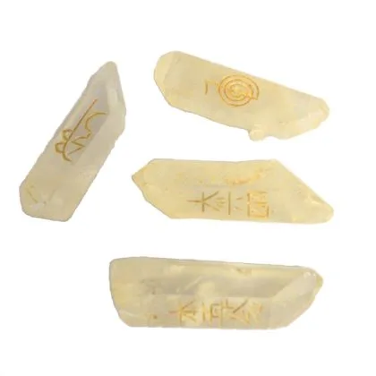 Reiki Kristall-Set – 4 natürliche Quarzkristalle