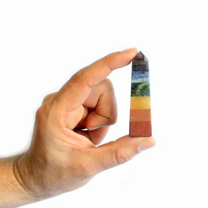 Chakra-Obelisk 6 cm