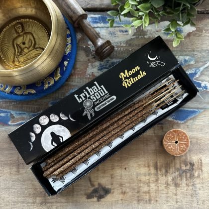 Tribal Soul Spirituelle Räucherstäbchen & Keramikhalter – Mondritual