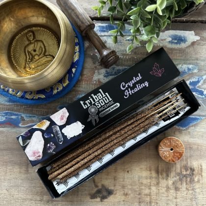 Tribal Soul Spirituelle Räucherstäbchen & Keramikhalter – Kristallheilung