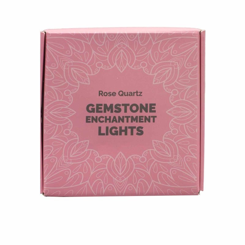 Edelstein-Lichterkette – Rose Quartz - Image 2