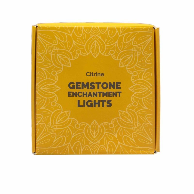 Edelstein-Lichterkette – Citrine – Bild 2