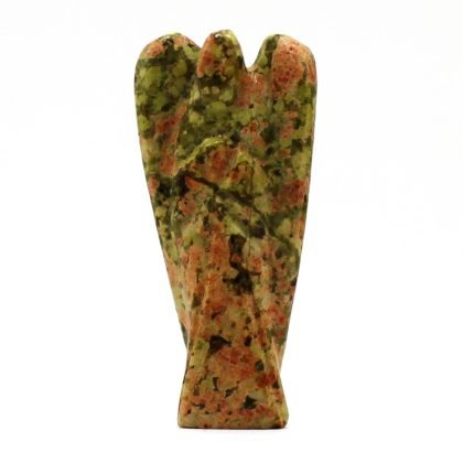 Handgeschnitzter Edelstein-Engel – Unakit