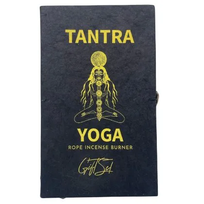 Räucherschnüre und versilberter Halter – Sieben Chakras