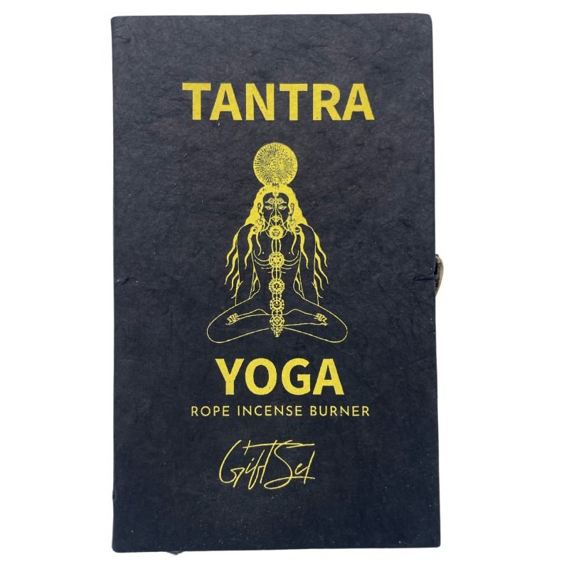 Räucherschnüre und versilberter Halter – Sieben Chakras