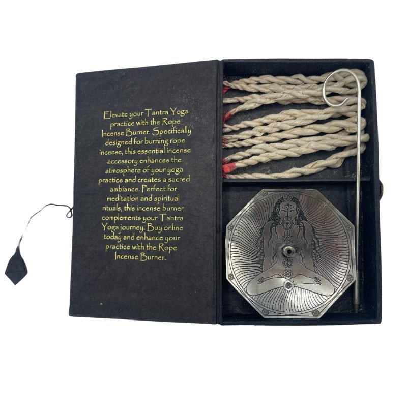 Räucherschnüre und versilberter Halter – Sieben Chakras - Image 4