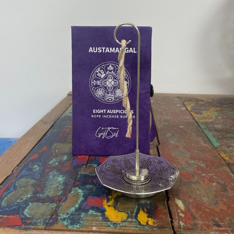 Räucherschnüre und versilberter Halter – Astamangal - Image 2