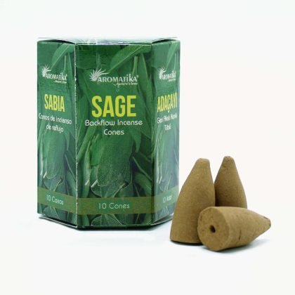 Masala Rückfluss-Räucherstäbchen 10er-Pack – Salbei