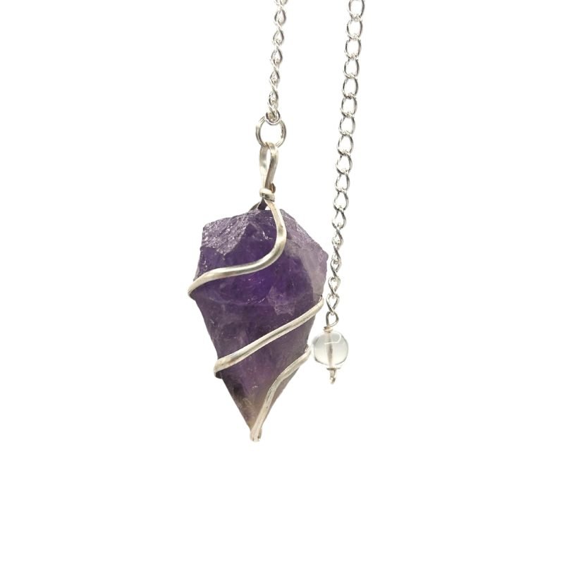 Rohstein-Pendel – Amethyst