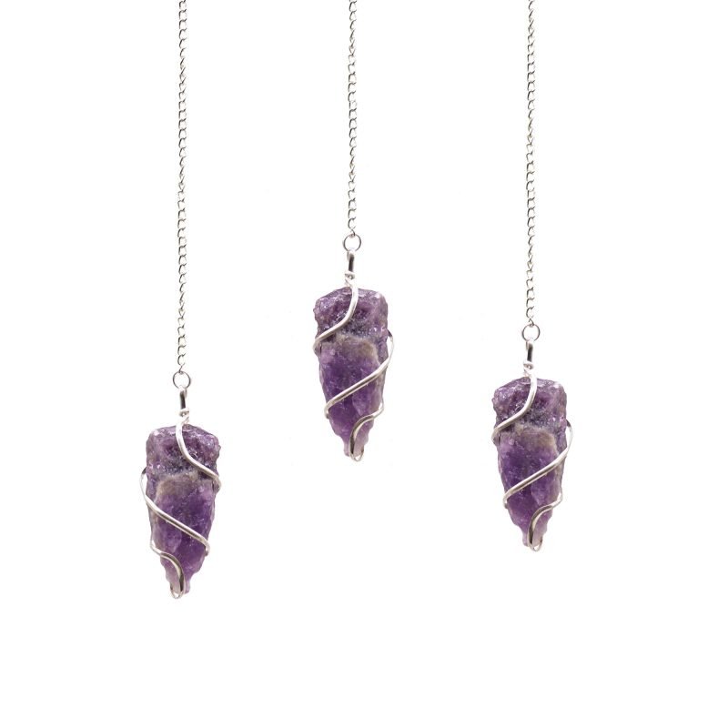 Rohstein-Pendel – Amethyst - Image 4