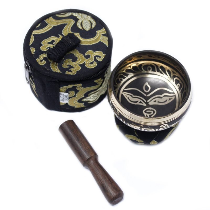 Mini Klangschalen-Geschenkset – Schwarz – Bild 4